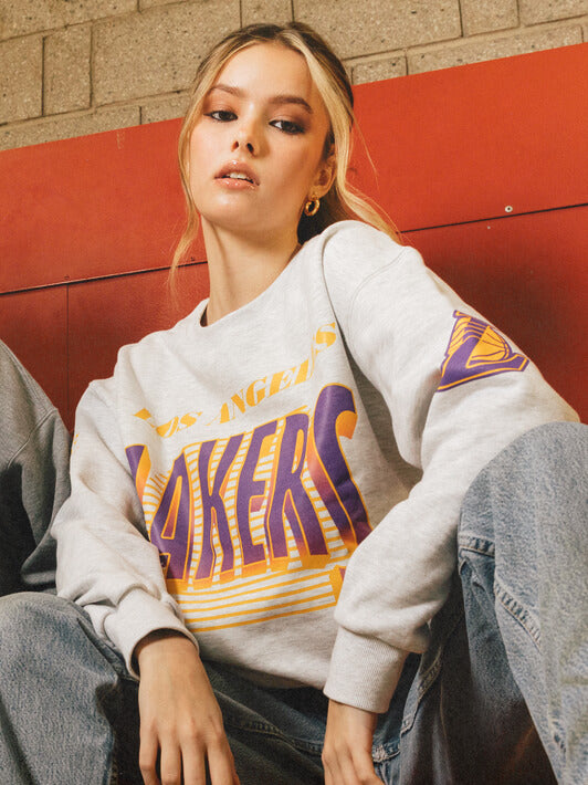 NBA Los Angeles Lakers Licensed Crew Neck Sweatshirt
