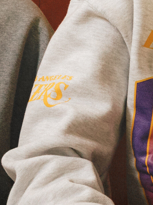 Los Angeles Lakers Crew neck Sweatshirt NBA Store Brand Size 3XL Dark Grey  Soft